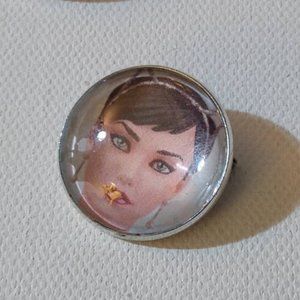 Catwoman Comic Pin Handmade